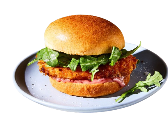 Chicken schnitzel sandwitch